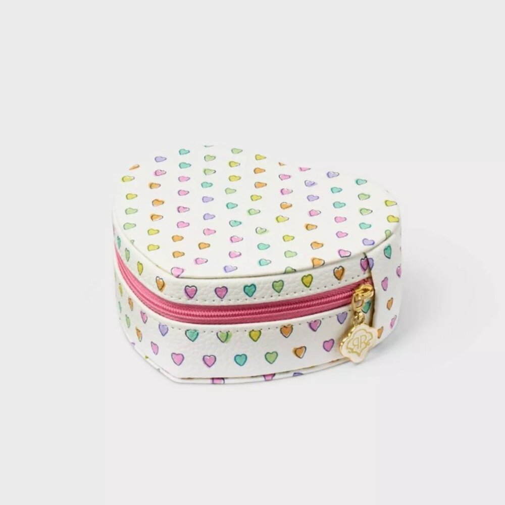 NWT Disco Hearts Wave Heart Shaped Jewelry Box - Roller Rabbit x Target